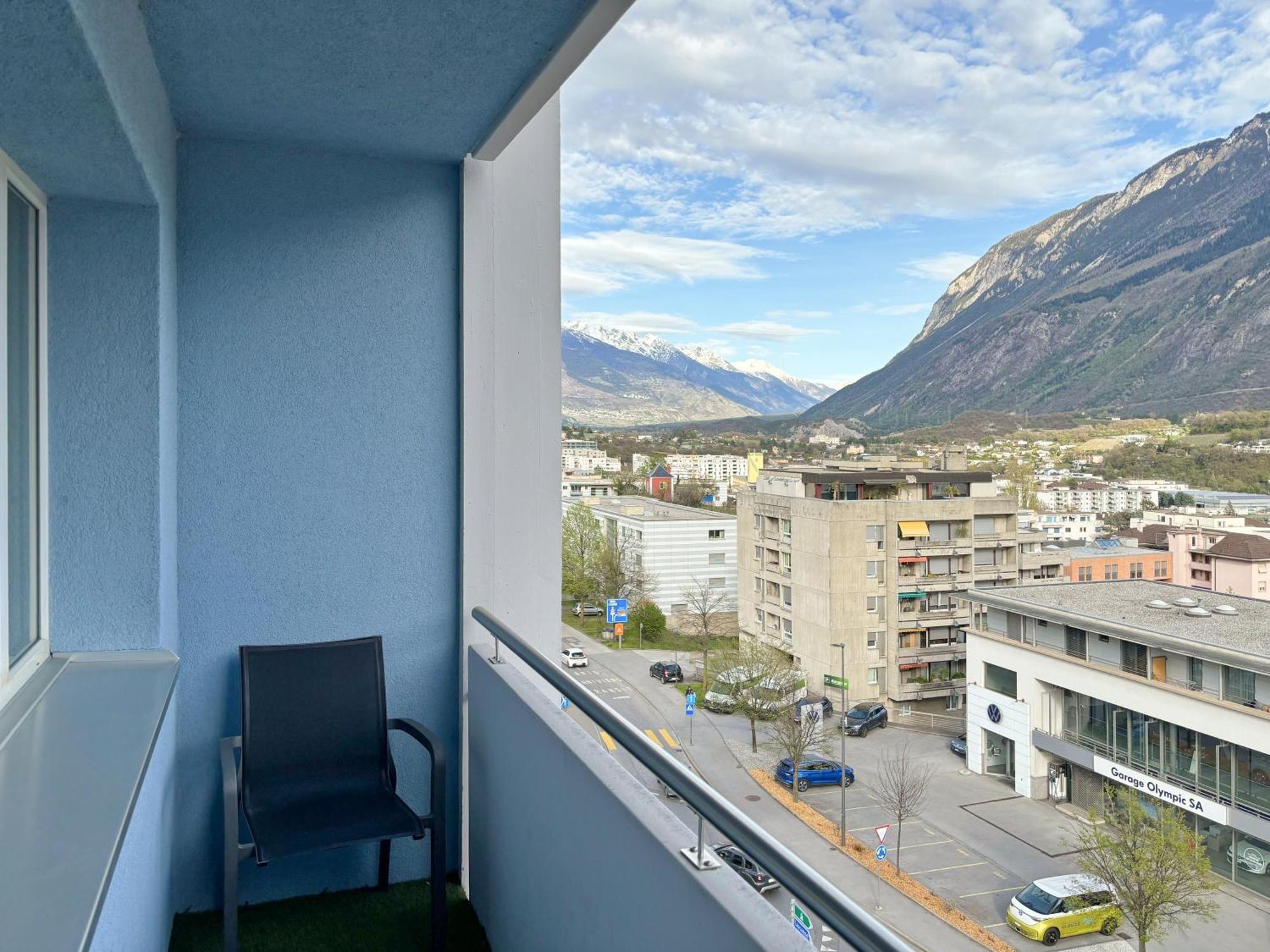 Nonanteneuf Appart Hotel Sierre - Contactless Check-In Eksteriør billede