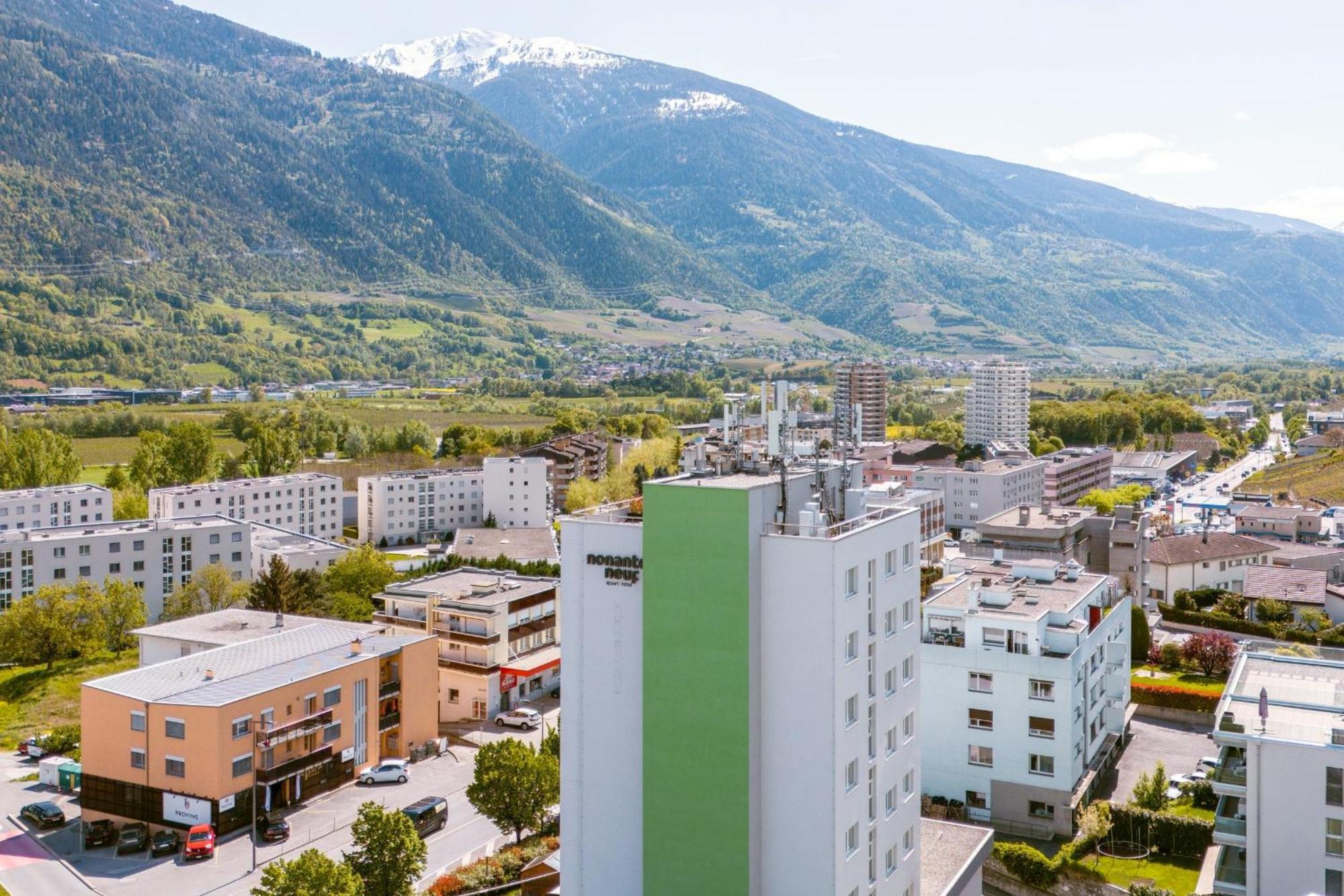 Nonanteneuf Appart Hotel Sierre - Contactless Check-In Eksteriør billede
