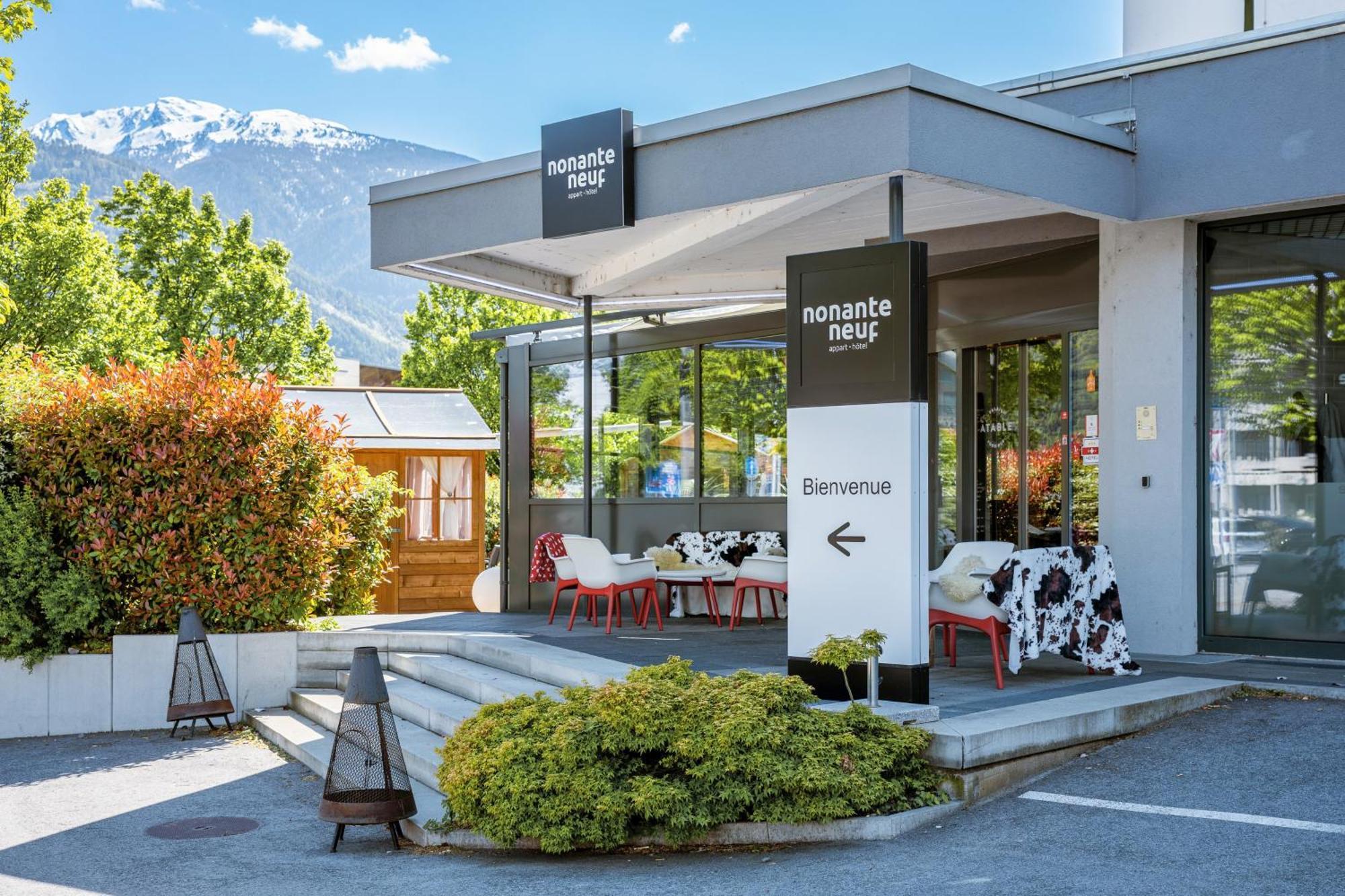Nonanteneuf Appart Hotel Sierre - Contactless Check-In Eksteriør billede
